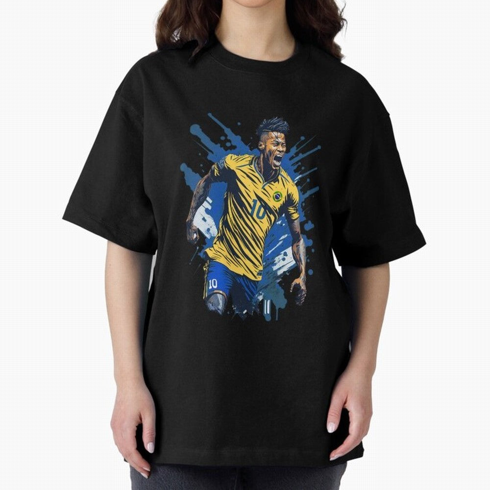 Neymar Jr. splash art Active T-Shirt Honor Football Greatness during the FIFA World Cup 2026 Journey through Haaland and Mbappe Highlights, Portugal Pride, Fan Favorite Moments, National Team Passion, Big Match Drama and Soccer History; Perfect for