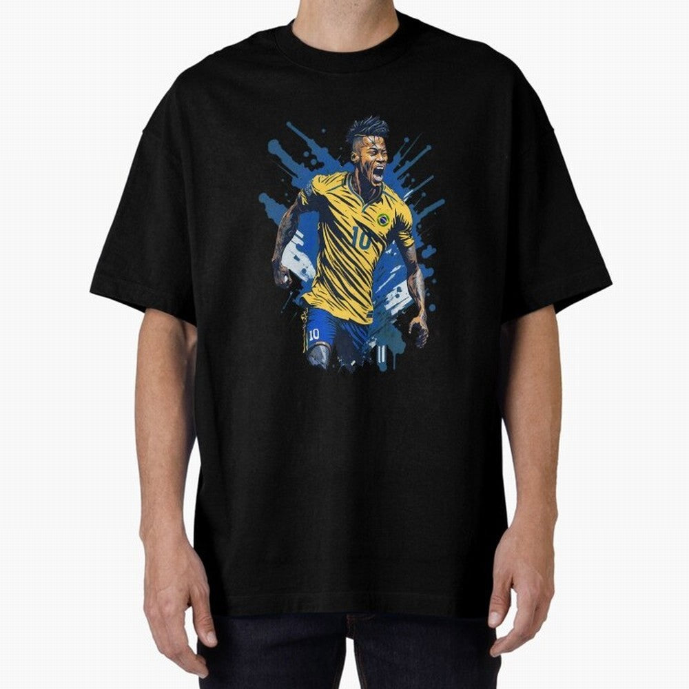 Neymar Jr. splash art Active T-Shirt Honor Football Greatness during the FIFA World Cup 2026 Journey through Haaland and Mbappe Highlights, Portugal Pride, Fan Favorite Moments, National Team Passion, Big Match Drama and Soccer History; Perfect for