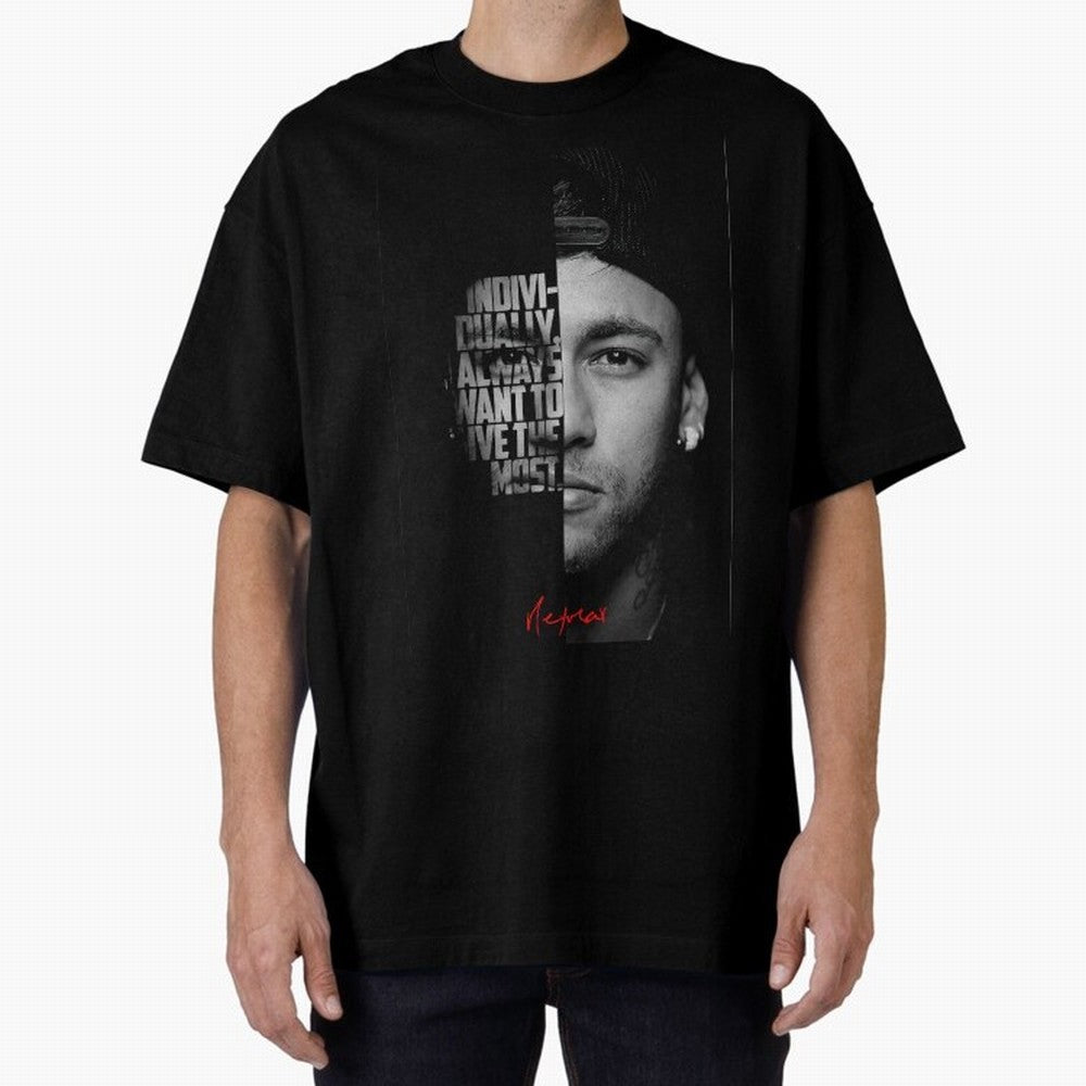 Black and white Neymar Jr quote. Classic T-Shirt Celebrate the Stars of FIFA World Cup 2026 Celebrating Messi, Spain Energy, Supporter Pride, Iconic Celebrations, Legendary Names and Global Match Day Energy; Made for Collectors Who Enjoy Iconic