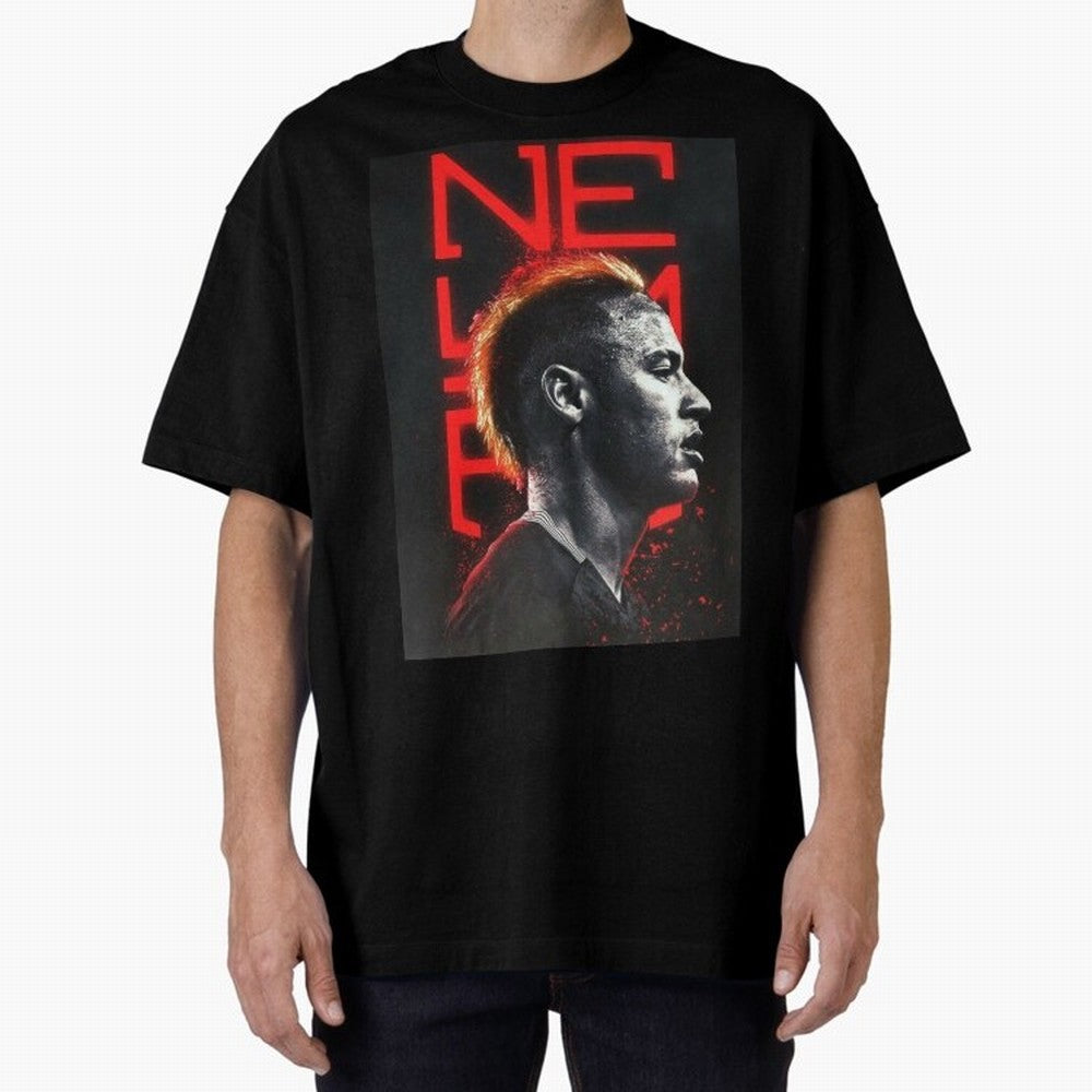 Black Wallpaper Neymar Classic T-Shirt Live the Energy of Match Day Hype around FIFA World Cup 2026 Group Stage, Messi, CR7 and Mbappe, Spain, Champion Mindset, Group Stage Buzz, Knockout Tension and Passionate Fan Culture; Made for Die Hard