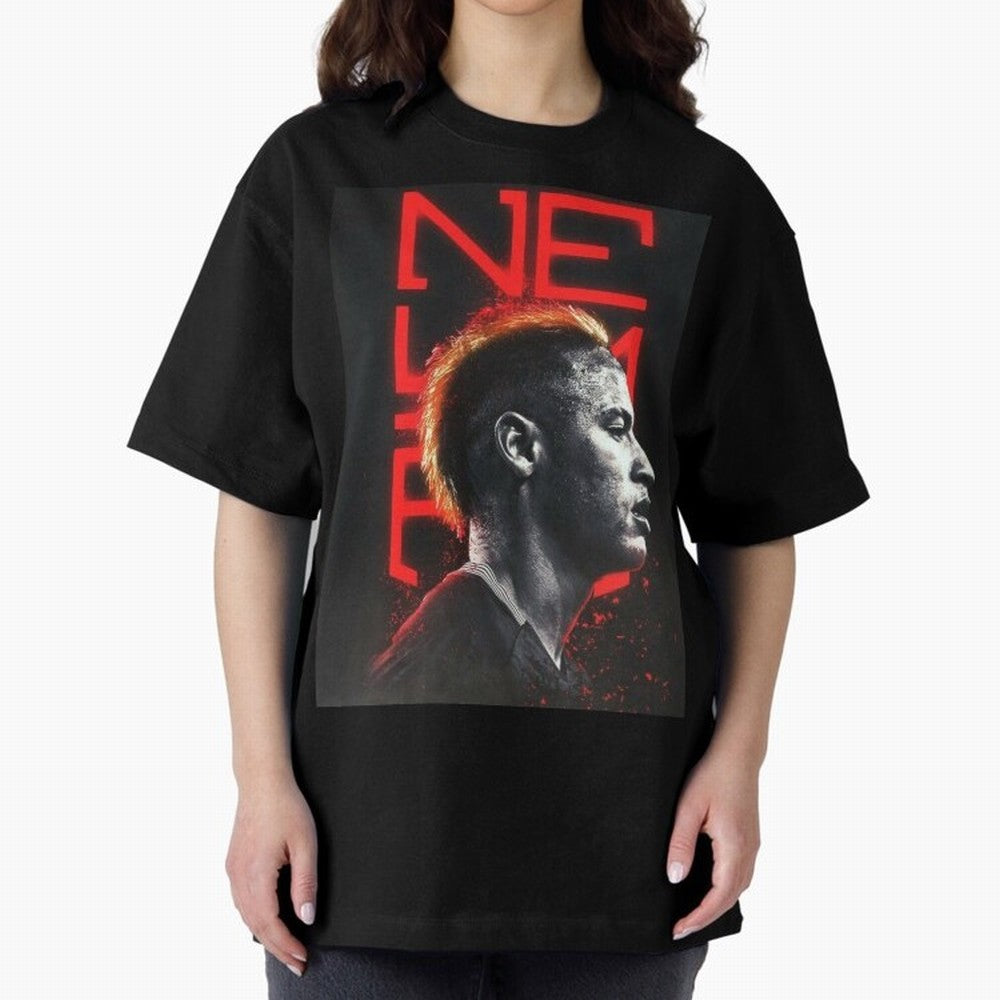 Black Wallpaper Neymar Classic T-Shirt Live the Energy of Match Day Hype around FIFA World Cup 2026 Group Stage, Messi, CR7 and Mbappe, Spain, Champion Mindset, Group Stage Buzz, Knockout Tension and Passionate Fan Culture; Made for Die Hard