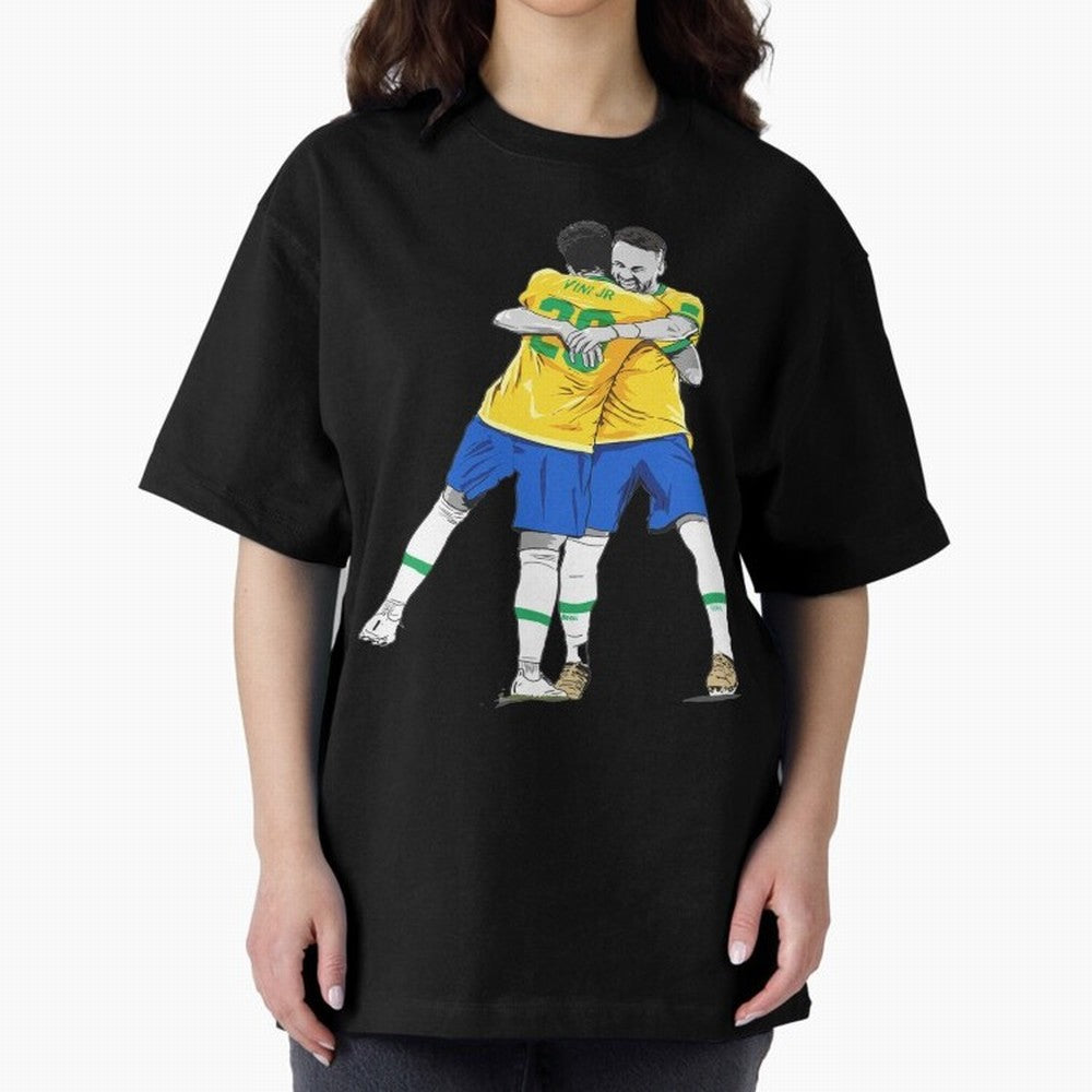 BRAZIL Neymar Jr and Vini Jr World Cup Celebration Classic T-Shirt Make Your Look Match the FIFA World Cup 2026 Group Stage Journey through Messi, CR7 and Mbappe Highlights, France Pride, Football History, Final Match Energy, Crowd Noise and Once