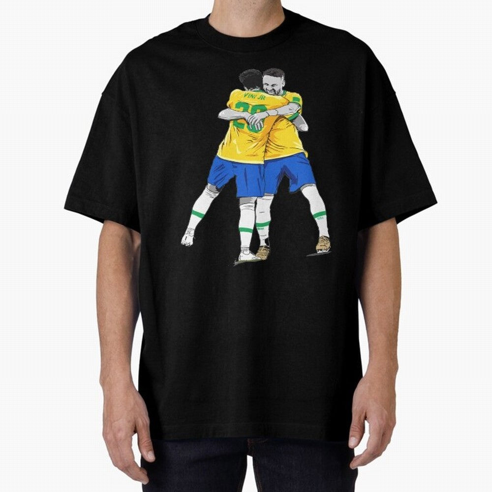 BRAZIL Neymar Jr and Vini Jr World Cup Celebration Classic T-Shirt Make Your Look Match the FIFA World Cup 2026 Group Stage Journey through Messi, CR7 and Mbappe Highlights, France Pride, Football History, Final Match Energy, Crowd Noise and Once