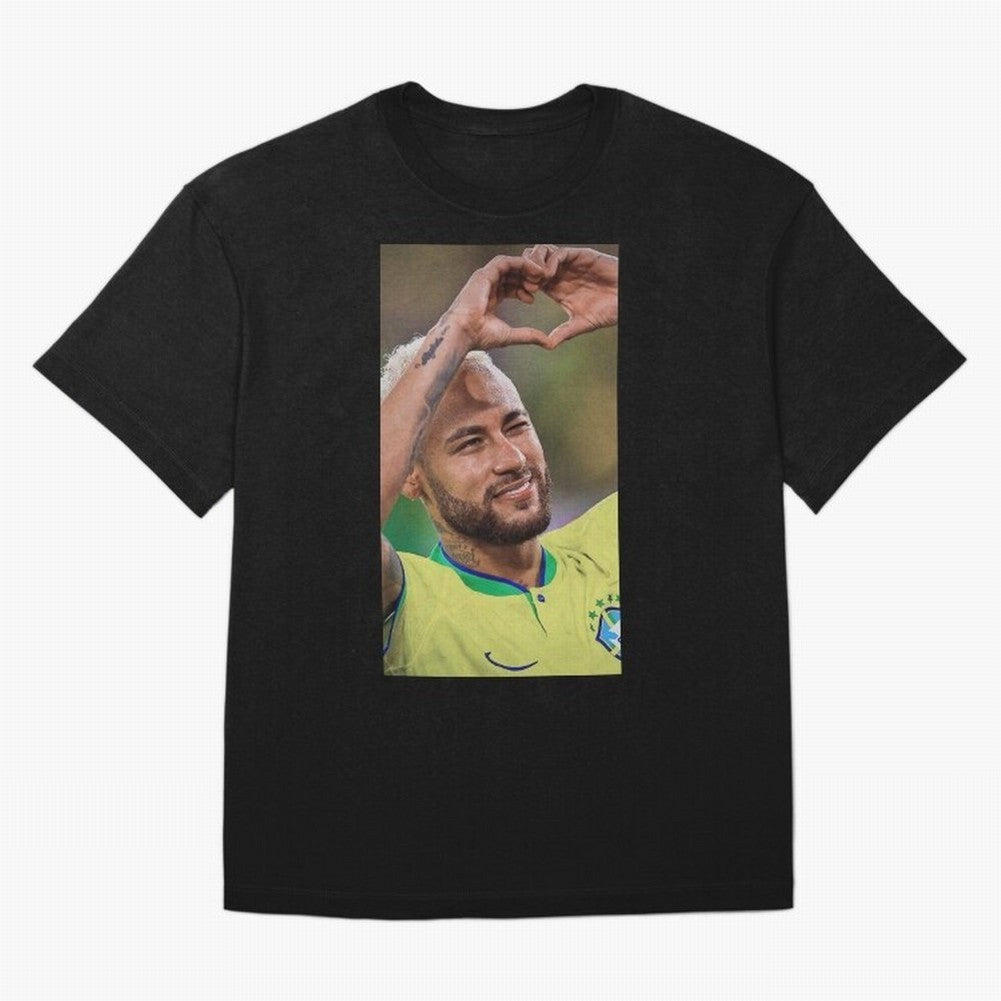 Neymar Jr Oversized T-Shirt Create Global Football Passion for FIFA World Cup 2026 Group Stage, Capturing Haaland and Mbappe, France, Goal Celebration Energy, Supporter Heritage, Football Icons and Worldwide Tournament Joy; Ideal for Football Dads,