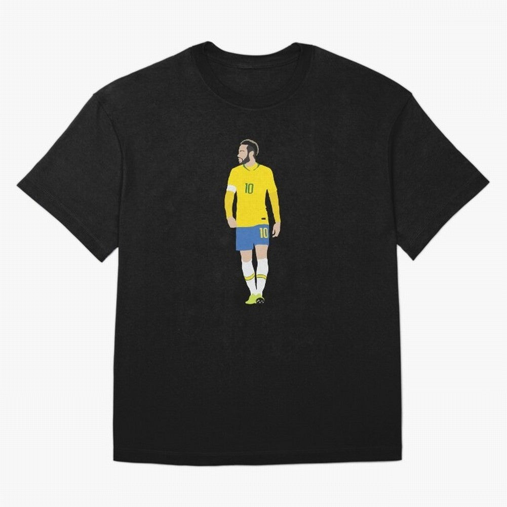 neymar brazil Oversized T-Shirt Join the FIFA World Cup 2026 Journey through Messi, Neymar and Mbappe Highlights, Brazil Pride, Classic Soccer Heritage, Championship Pressure, Fan Loyalty and International Pride; Perfect for People Who Love
