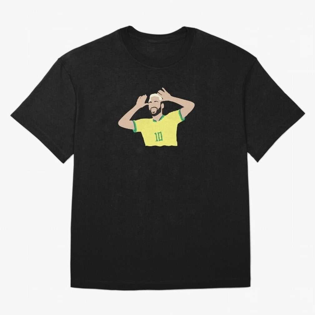 neymar cute vector Oversized T-Shirt Back Your Heroes with FIFA World Cup 2026 Group Stage Connected to Haaland, Brazil Energy, Soccer Culture, Superstar Moments, National Team Dreams and Competitive Fire; Ideal for Fans Who Follow Messi, Cristiano