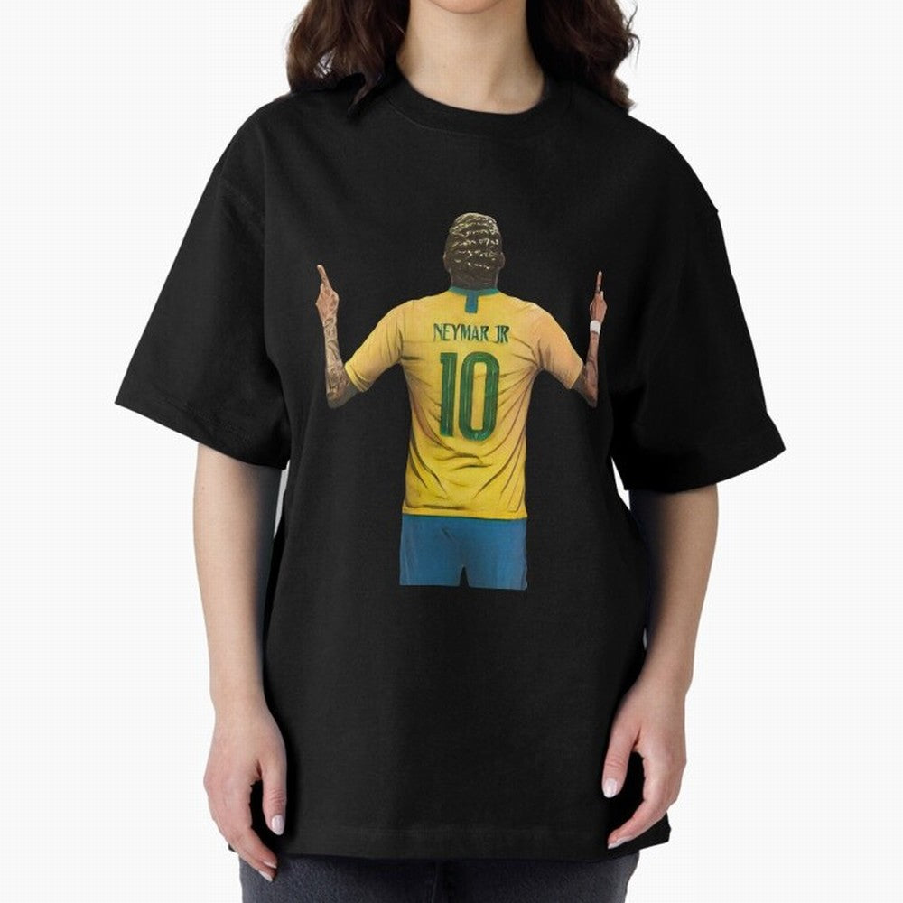 neymar jr Oversized T-Shirt Wear the Spirit of FIFA World Cup 2026 Group Stage Built around CR7, Argentina, France and Brazil Energy, Championship Spirit, Famous Goals, Roaring Crowds and International Football Unity; Made for Die Hard Supporters,