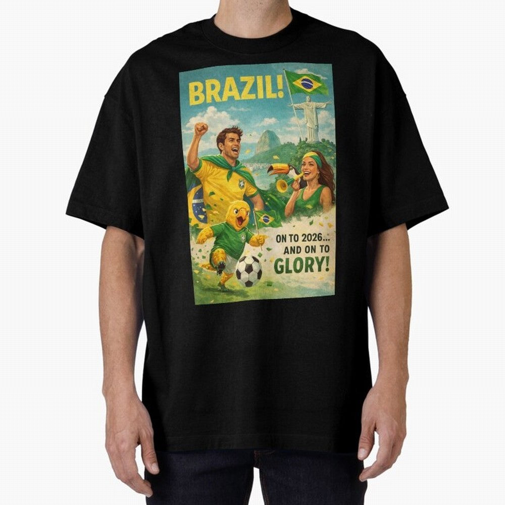 Brazil Rio de Janeiro Christ the Redeemer Sugarloaf Mountain FIFA World Cup 2026 Football Celebration Classic T-Shirt Celebrate Fan Culture around Match Day Hype around FIFA World Cup 2026, Messi and Cristiano Ronaldo, Netherlands, Global Supporter