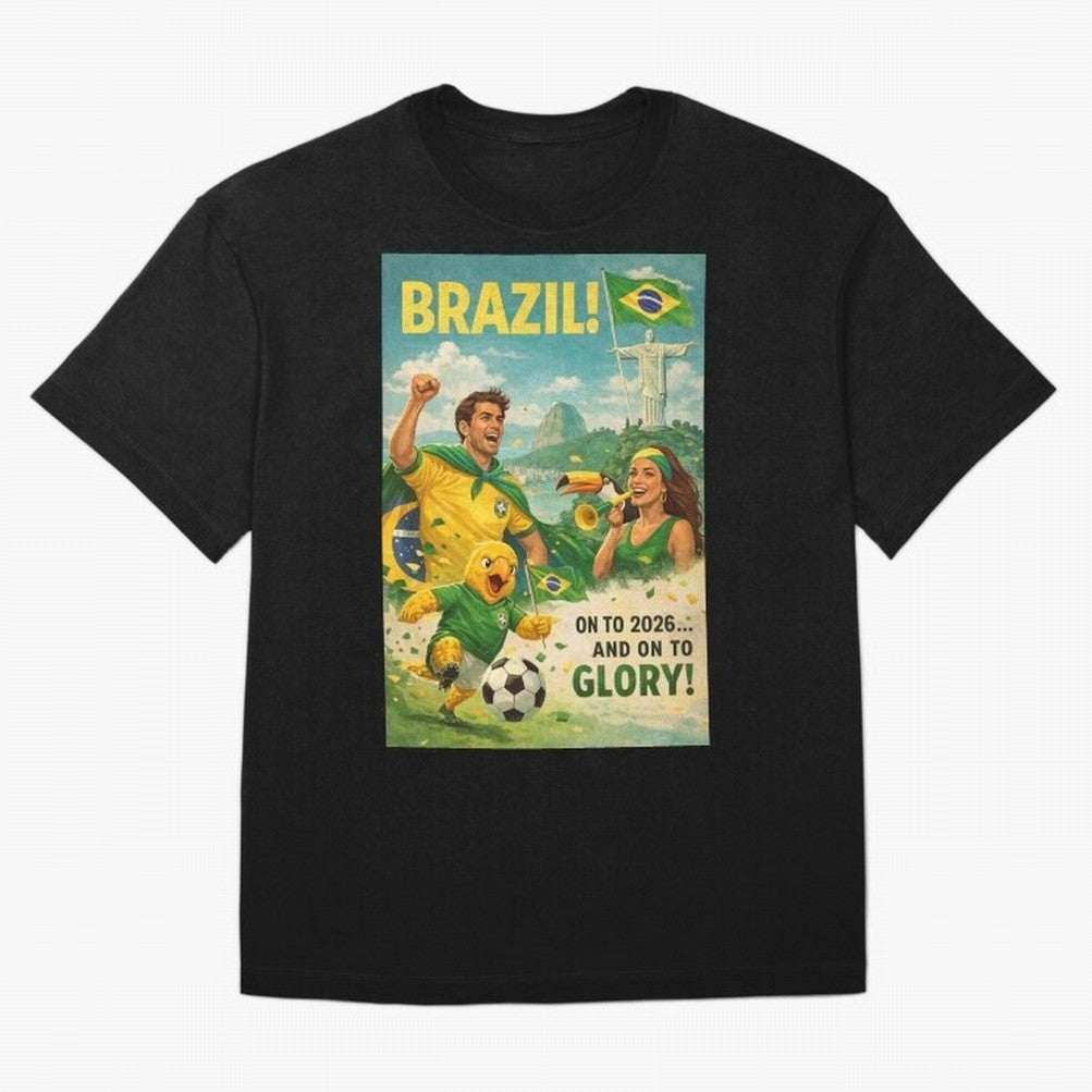 Brazil Rio de Janeiro Christ the Redeemer Sugarloaf Mountain FIFA World Cup 2026 Football Celebration Classic T-Shirt Celebrate Fan Culture around Match Day Hype around FIFA World Cup 2026, Messi and Cristiano Ronaldo, Netherlands, Global Supporter