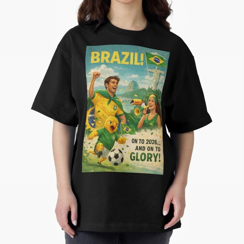 Brazil Rio de Janeiro Christ the Redeemer Sugarloaf Mountain FIFA World Cup 2026 Football Celebration Classic T-Shirt Celebrate Fan Culture around Match Day Hype around FIFA World Cup 2026, Messi and Cristiano Ronaldo, Netherlands, Global Supporter