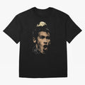 Young Neymar Illustration Oversized T-Shirt Relive Global Football Passion for FIFA World Cup 2026 Group Stage, Filled with Cristiano Ronaldo, Haaland and CR7, Spain, Worldwide Fan Energy, Dramatic Goals, Stadium Lights and Championship