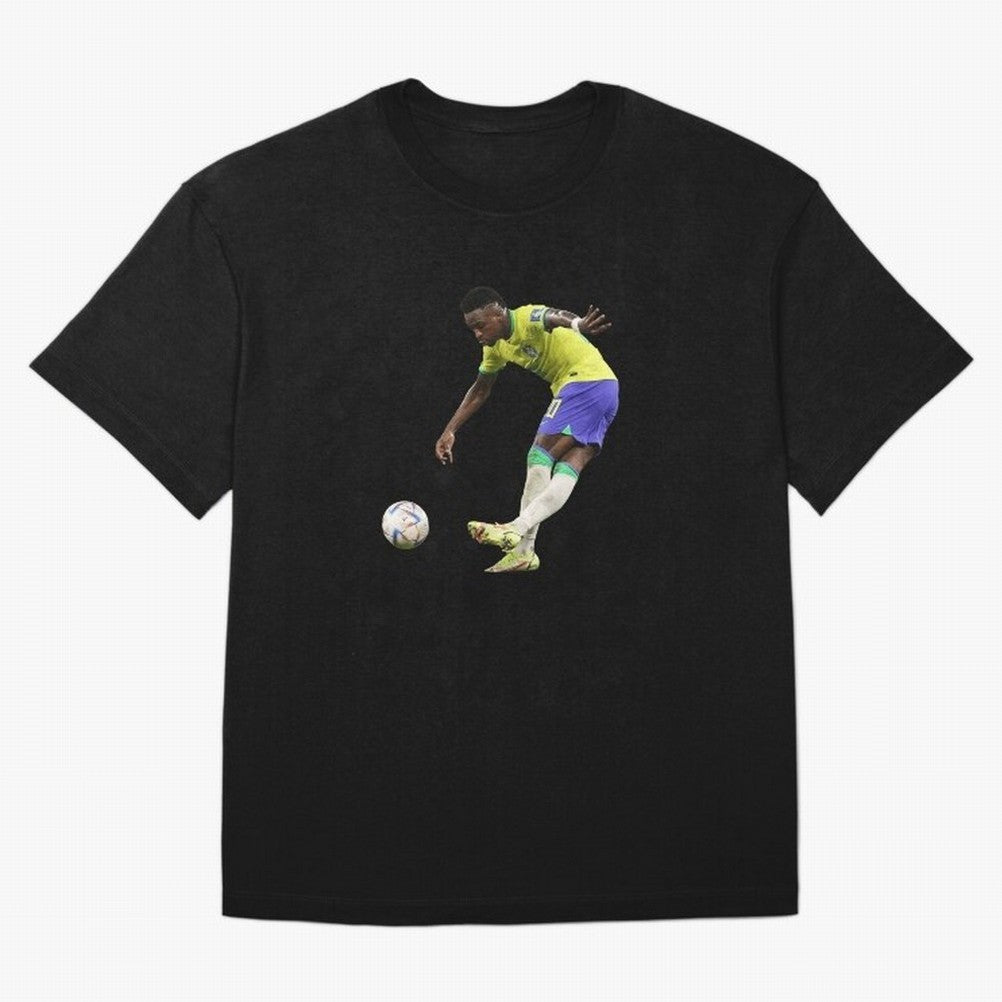 Vinicius Junior rabona Classic T-Shirt Join the Countdown to Match Day Hype around FIFA World Cup 2026, Mbappe and Neymar, Brazil, Portugal and Argentina, Soccer Culture, Superstar Moments, National Team Dreams and Competitive Fire; Built for
