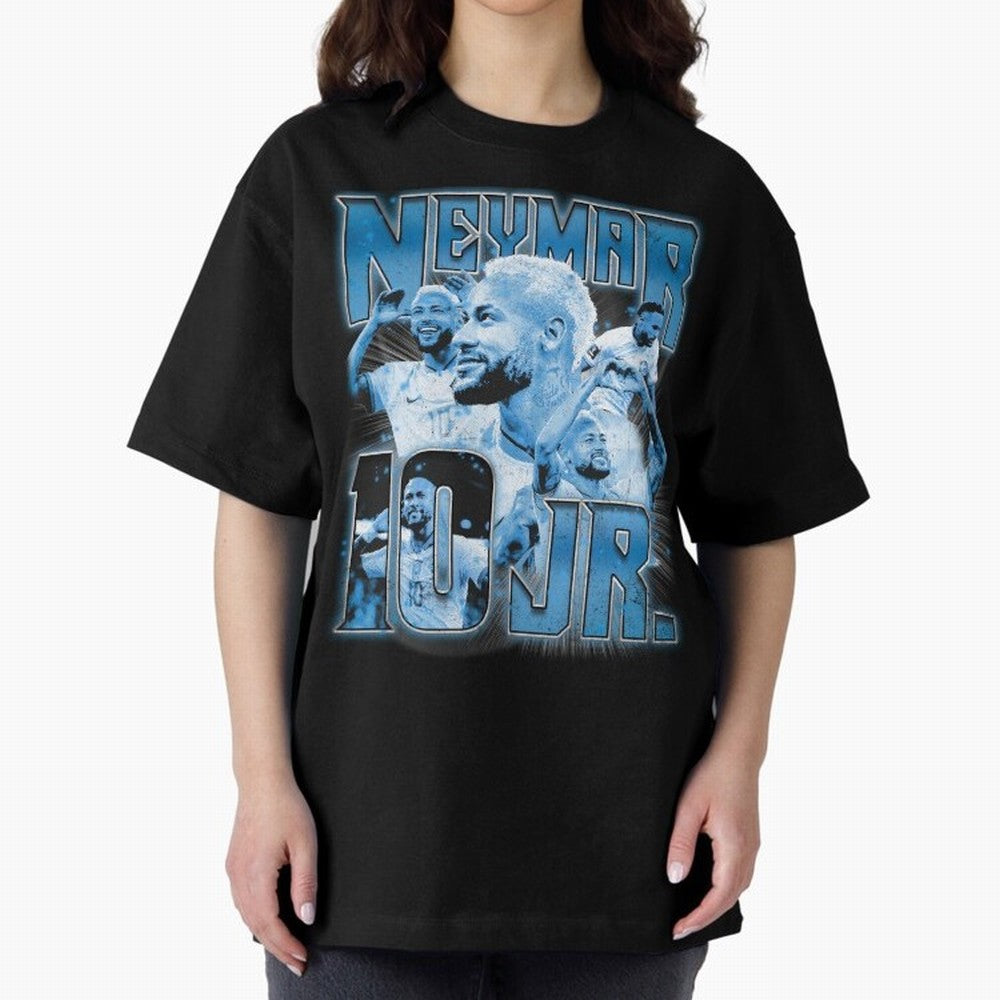 Neymar Jr. Bootleg Classic T-Shirt Bring a Champion Mindset to Match Day Hype around FIFA World Cup 2026 USA Canada Mexico, Mbappe, Argentina, France and Brazil, Fan Favorite Moments, National Team Passion, Big Match Drama and Soccer History; Great