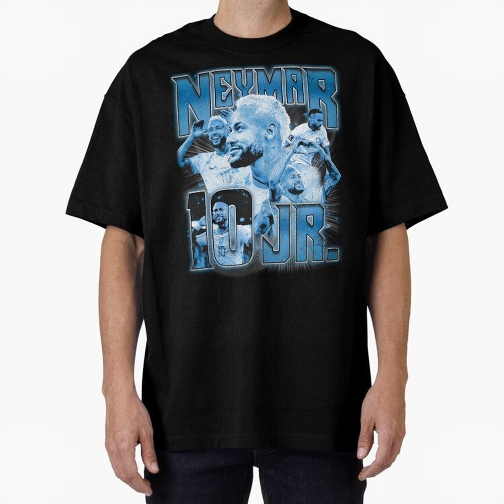 Neymar Jr. Bootleg Classic T-Shirt Bring a Champion Mindset to Match Day Hype around FIFA World Cup 2026 USA Canada Mexico, Mbappe, Argentina, France and Brazil, Fan Favorite Moments, National Team Passion, Big Match Drama and Soccer History; Great