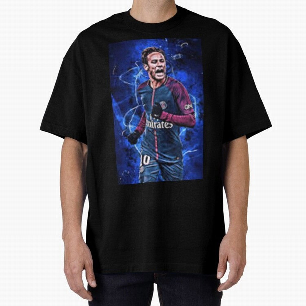 neymar jr art Oversized T-Shirt Carry the Dream of FIFA World Cup 2026 USA Canada Mexico Spirit, Capturing Germany, Messi and Cristiano Ronaldo, Champion Mindset, Group Stage Buzz, Knockout Tension and Passionate Fan Culture; Created for Match Day