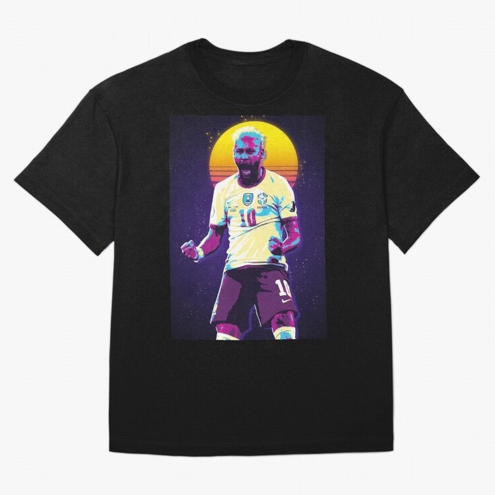 Neymar Jr selebration retro 80s Classic T-Shirt Celebrate Football Dreams Across the FIFA World Cup 2026 Journey through Messi, Neymar and Mbappe Highlights, Brazil Pride, Champion Mindset, Group Stage Buzz, Knockout Tension and Passionate Fan