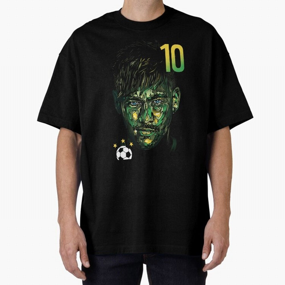 Neymar Jr. Oversized T-Shirt Make Every Kick Count in the FIFA World Cup 2026 Group Stage Journey through Mbappe and Neymar Highlights, Argentina, France and Brazil Pride, Retro Football Energy, Iconic Rivalries, Trophy Chase Drama and Stadium