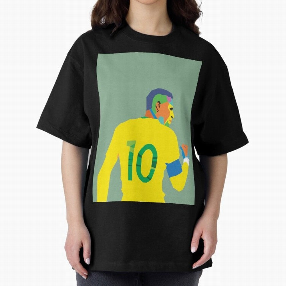 Neymar Jr Oversized T-Shirt Join the Global Buzz around Match Day Hype around FIFA World Cup 2026 Group Stage, Haaland, England, Vintage Soccer Flavor, Modern Football Stars, National Flags and Final Night Emotion; Ideal for Passionate Fans Who