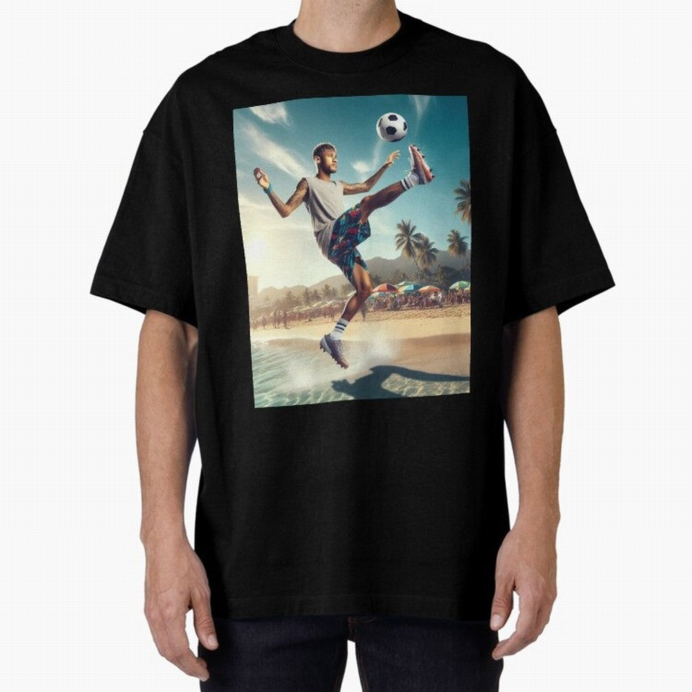 Neymar Junior Playing on Beach Classic T-Shirt Bring Home FIFA World Cup 2026 USA Canada Mexico Made for Cristiano Ronaldo, England Energy, Soccer Culture, Superstar Moments, National Team Dreams and Competitive Fire; Great for Supporters Who Love