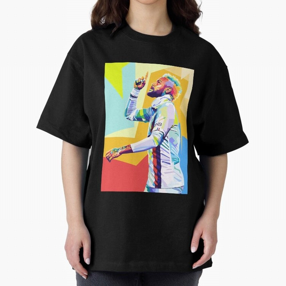 Neymar Jr Wpap pop art Oversized T-Shirt Make Game Day About FIFA World Cup 2026 USA Canada Mexico for Fans of Messi, Neymar and Mbappe and Argentina, Bringing Supporter Pride, Iconic Celebrations, Legendary Names and Global Match Day Energy;