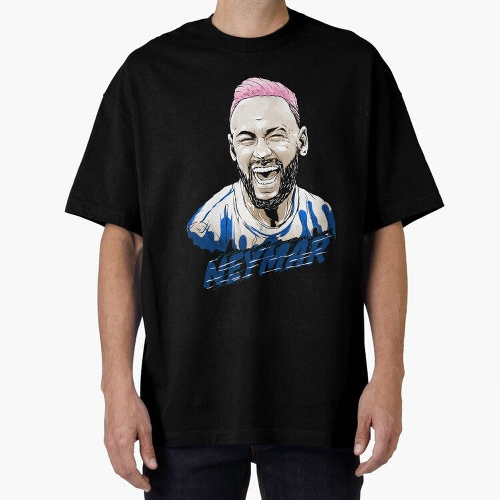 neymar superstar in paris Oversized T-Shirt Celebrate Fan Culture around Match Day Hype around FIFA World Cup 2026 USA Canada Mexico, Messi and Cristiano Ronaldo, England, Global Supporter Spirit, Legendary Goals, National Colors and Tournament