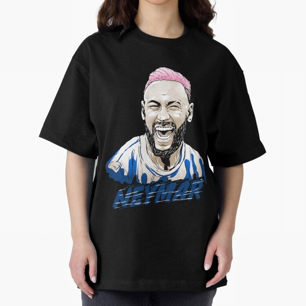 neymar superstar in paris Oversized T-Shirt Celebrate Fan Culture around Match Day Hype around FIFA World Cup 2026 USA Canada Mexico, Messi and Cristiano Ronaldo, England, Global Supporter Spirit, Legendary Goals, National Colors and Tournament