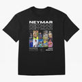 Neymar Jr. Collage Classic T-Shirt Celebrate Rivalries and Pride in Global Football Passion for FIFA World Cup 2026 USA Canada Mexico, Made for Neymar, Haaland and Cristiano Ronaldo, Argentina, Vintage Soccer Flavor, Modern Football Stars, National