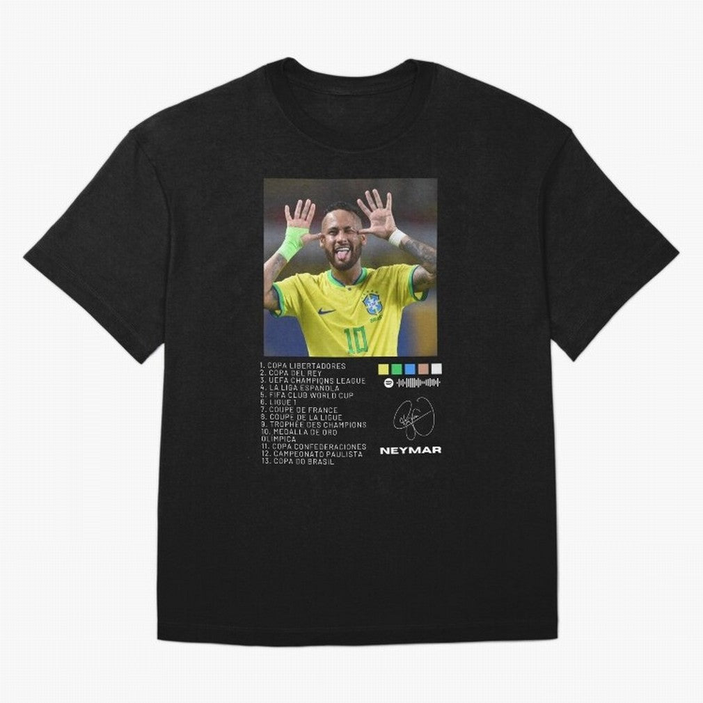 Neymar Brazil 10 Oversized T-Shirt Make Every Match About FIFA World Cup 2026 USA Canada Mexico Highlighting Mbappe and Neymar, Spain and Netherlands Energy, Tournament Hype, Historic Matchups, Family Viewing Parties and Global Sports Pride; Built