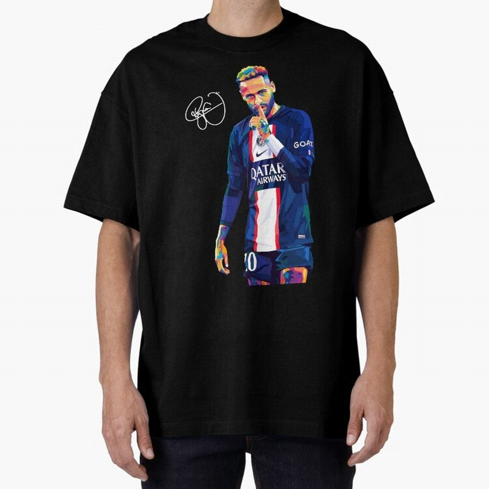 Neymar Jr Wpap Art Classic T-Shirt Celebrate Football Heritage in FIFA World Cup 2026 for Fans of Mbappe and Germany, Bringing Stadium Memories, Football Loyalty, International Chants and Championship Tradition; Made for Die Hard Supporters, Soccer