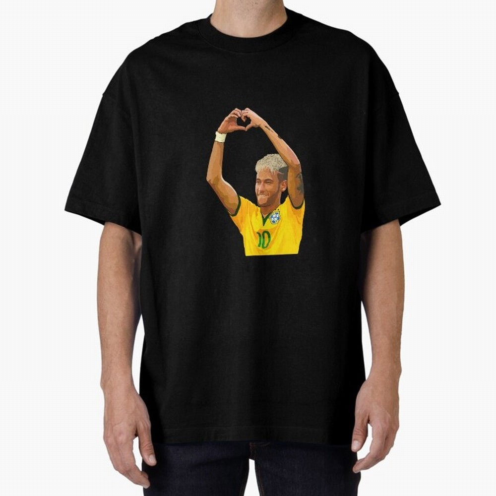 Love Soccer Oversized T-Shirt Honor the FIFA World Cup 2026 Journey through Messi, CR7 and Mbappe Highlights, Brazil, Portugal and Argentina Pride, Football Festival Excitement, Trophy Ambitions, Country Rivalries and Star Player Buzz; Perfect for