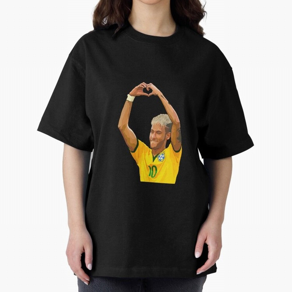 Love Soccer Oversized T-Shirt Honor the FIFA World Cup 2026 Journey through Messi, CR7 and Mbappe Highlights, Brazil, Portugal and Argentina Pride, Football Festival Excitement, Trophy Ambitions, Country Rivalries and Star Player Buzz; Perfect for