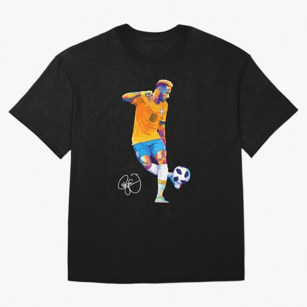 Neymar Jr Footballer Wpap Art Classic T-Shirt Show Up for the Glory of FIFA World Cup 2026 for Fans of Messi and Cristiano Ronaldo and Brazil, Portugal and Argentina, Bringing Football Passion, Legendary Performances, Festival Vibes and Supporter