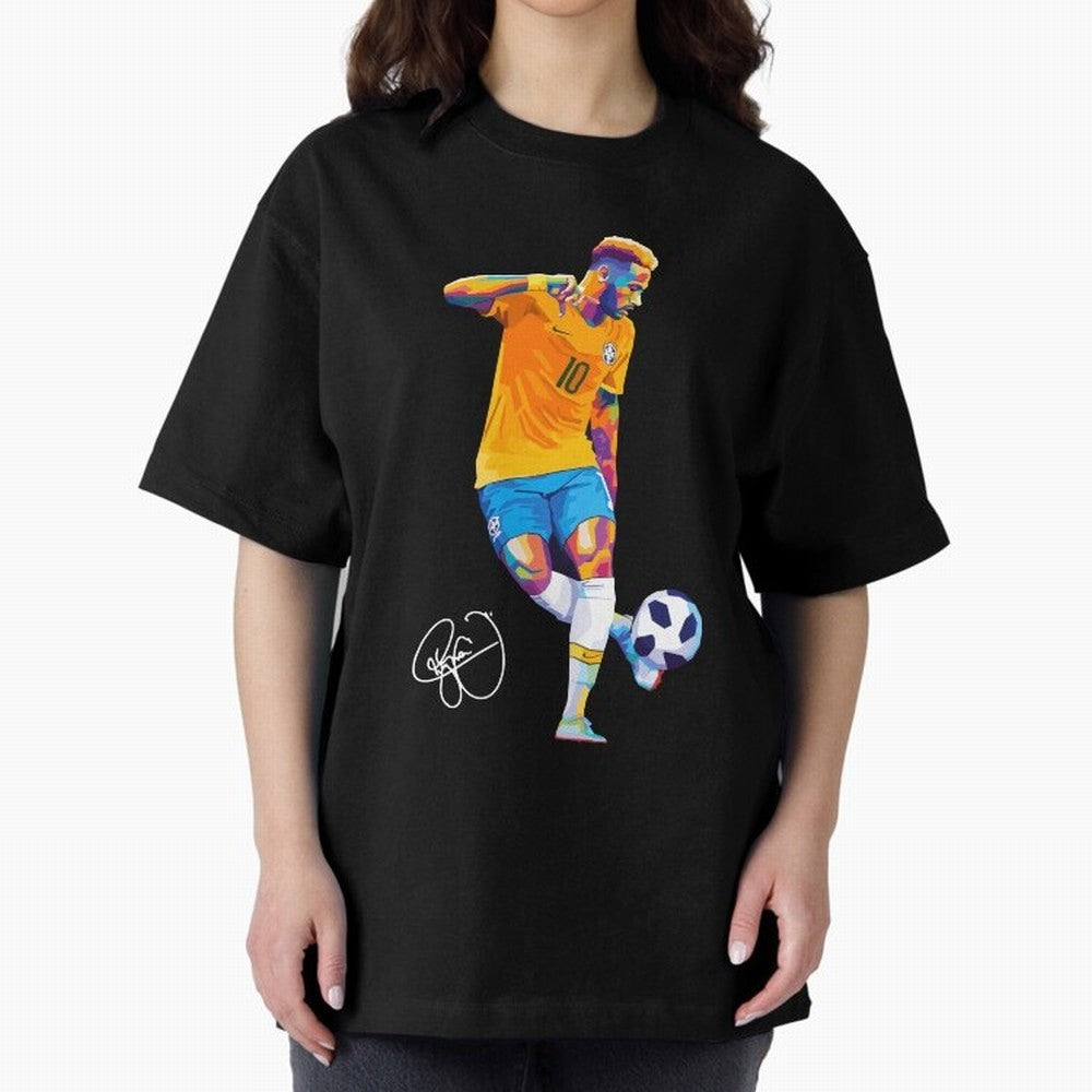Neymar Jr Footballer Wpap Art Classic T-Shirt Show Up for the Glory of FIFA World Cup 2026 for Fans of Messi and Cristiano Ronaldo and Brazil, Portugal and Argentina, Bringing Football Passion, Legendary Performances, Festival Vibes and Supporter