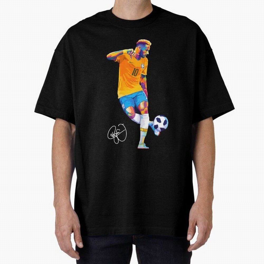 Neymar Jr Footballer Wpap Art Classic T-Shirt Show Up for the Glory of FIFA World Cup 2026 for Fans of Messi and Cristiano Ronaldo and Brazil, Portugal and Argentina, Bringing Football Passion, Legendary Performances, Festival Vibes and Supporter