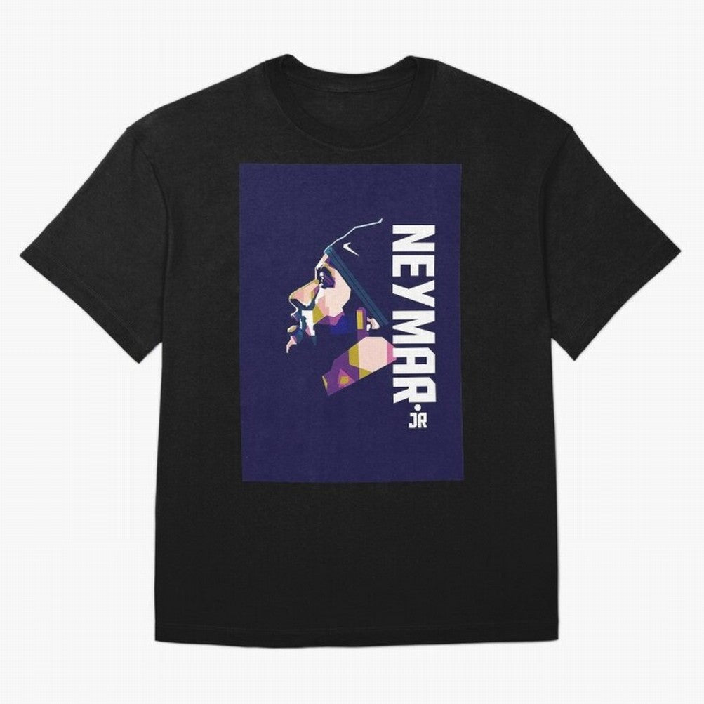 Neymar Jr Art Print Navy Classic T-Shirt Celebrate National Team Dreams in FIFA World Cup 2026 Group Stage Spirit, with Germany, Haaland, Global Supporter Spirit, Legendary Goals, National Colors and Tournament Celebration; Ideal for Fans Who