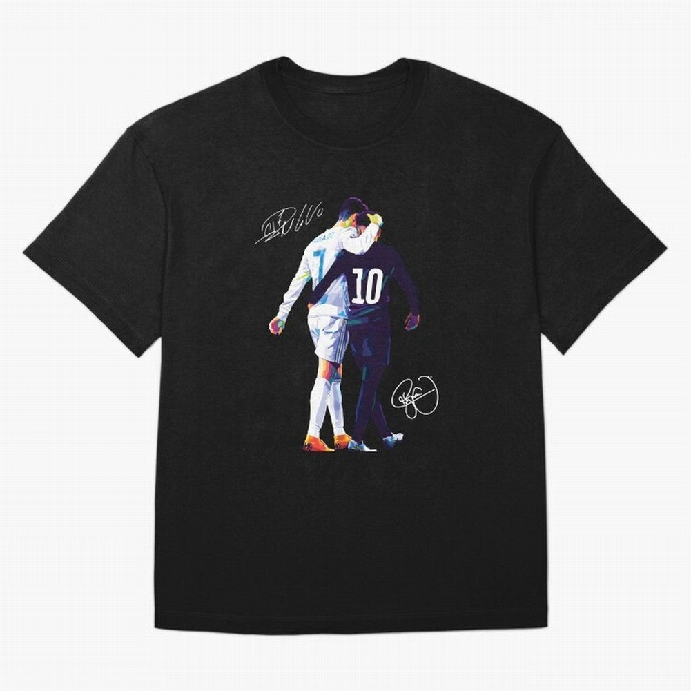 Cristiano Ronaldo and Neymar Jr Wpap Art Oversized T-Shirt Celebrate Every Goal in FIFA World Cup 2026 Built around Cristiano Ronaldo, England, France and Netherlands Energy, Fan Favorite Moments, National Team Passion, Big Match Drama and Soccer