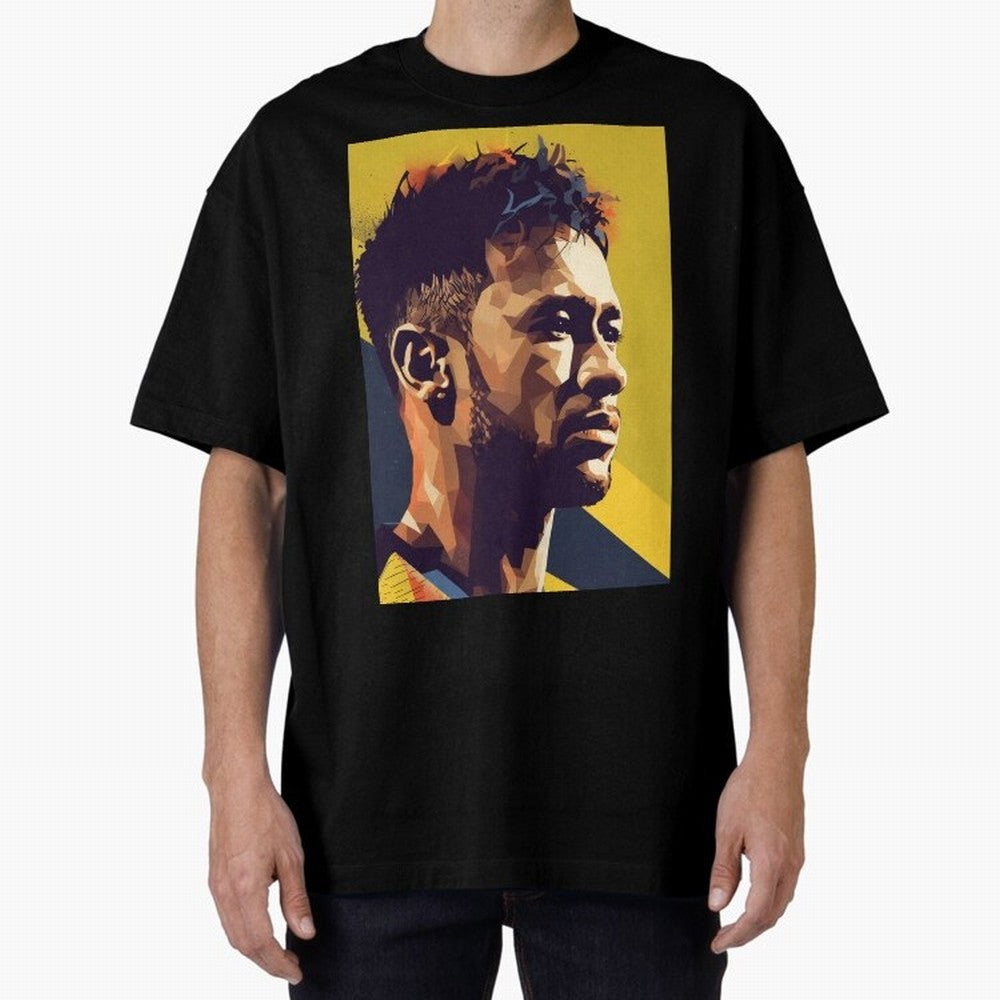 Neymar Jr art Oversized T-Shirt Follow the Road to the FIFA World Cup 2026 Group Stage Journey through Mbappe Highlights, Argentina and Brazil Pride, Soccer Culture, Superstar Moments, National Team Dreams and Competitive Fire; Perfect for People