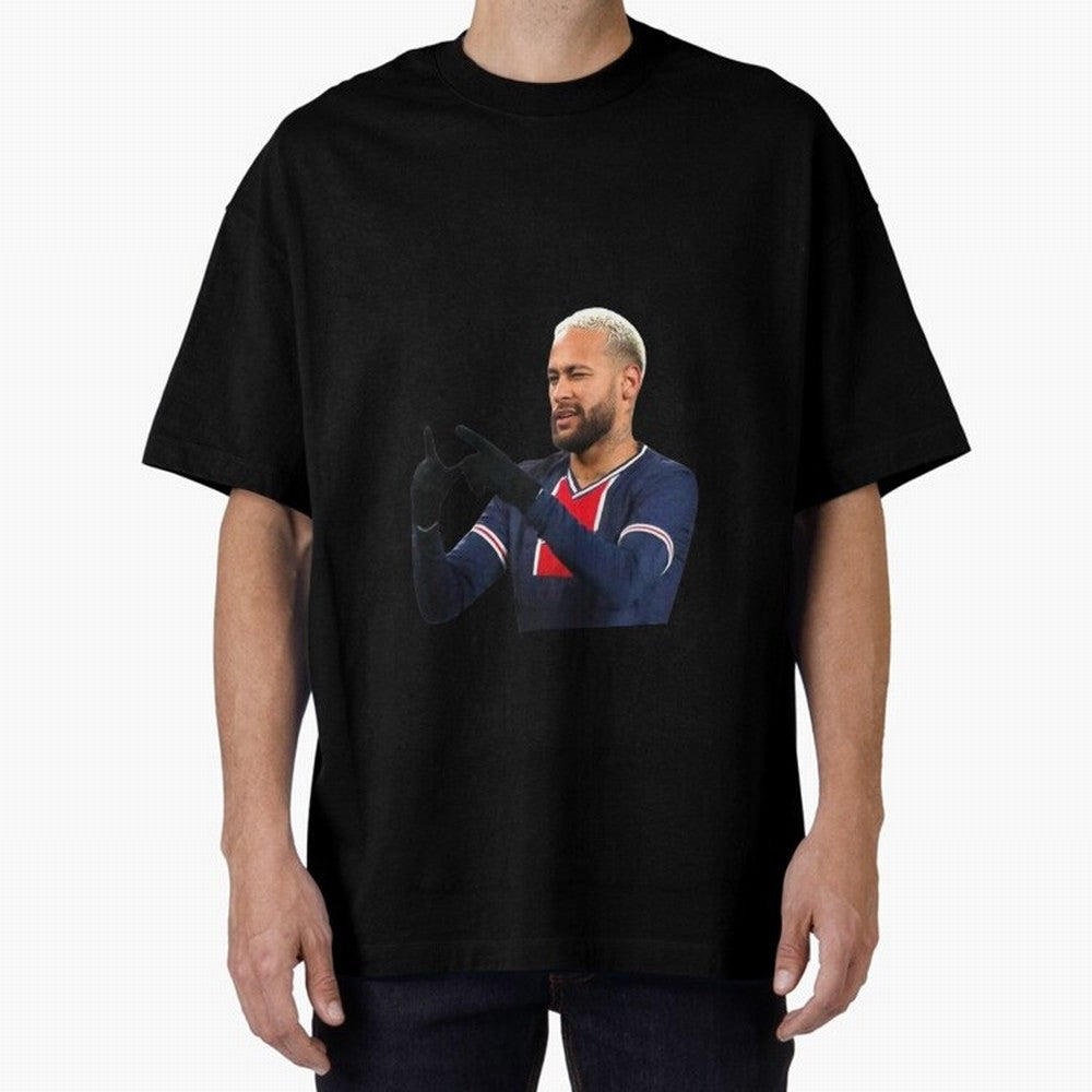 Neymar Junior Sticker Sticker Classic T-Shirt Bring Retro Soccer Energy to Global Football Passion for FIFA World Cup 2026 USA Canada Mexico, Centered on CR7, Brazil, Championship Spirit, Famous Goals, Roaring Crowds and International Football