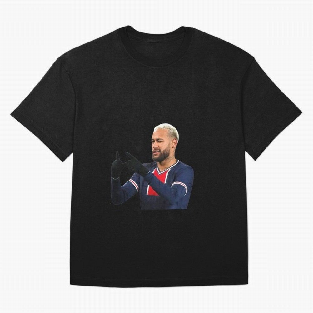 Neymar Junior Sticker Sticker Classic T-Shirt Bring Retro Soccer Energy to Global Football Passion for FIFA World Cup 2026 USA Canada Mexico, Centered on CR7, Brazil, Championship Spirit, Famous Goals, Roaring Crowds and International Football