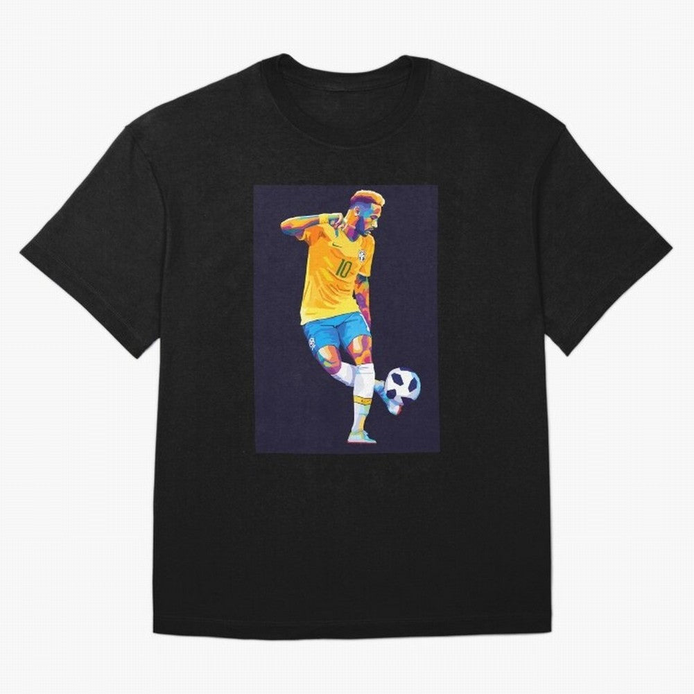 Neymar Jr Wpap pop art Oversized T-Shirt Keep the Legacy of the FIFA World Cup 2026 Group Stage Journey through Messi, Neymar and Mbappe Highlights, England Pride, Match Day Excitement, Supporter Culture, Golden Goals and Global Football Passion;