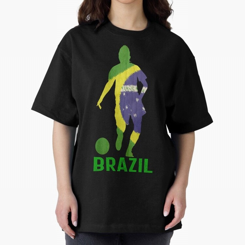 Brazil Essential T-Shirt Join Supporters Worldwide for FIFA World Cup 2026 Group Stage Capturing Messi, Neymar and Mbappe, England and Germany Energy, Goal Celebration Energy, Supporter Heritage, Football Icons and Worldwide Tournament Joy; Ideal