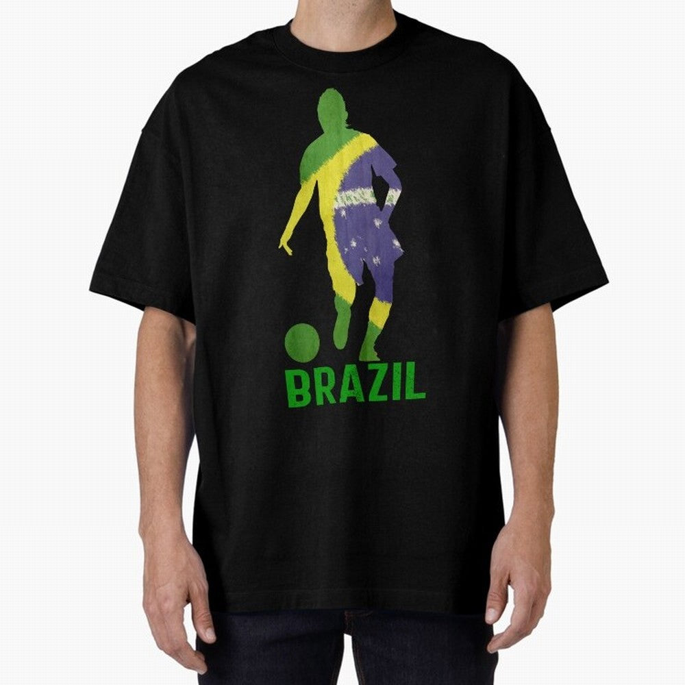 Brazil Essential T-Shirt Join Supporters Worldwide for FIFA World Cup 2026 Group Stage Capturing Messi, Neymar and Mbappe, England and Germany Energy, Goal Celebration Energy, Supporter Heritage, Football Icons and Worldwide Tournament Joy; Ideal