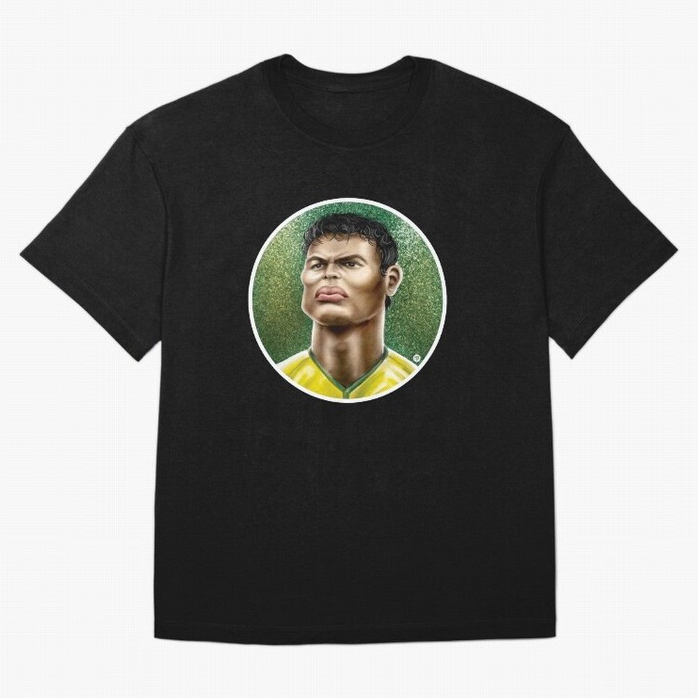 Footballicature : Thiago Silva Classic T-Shirt Represent the Passion of FIFA World Cup 2026 USA Canada Mexico for Fans of CR7 and Argentina, Bringing Game Day Rituals, Football Legends, Country Pride and the Road to the Final; Created for Match Day