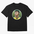 Footballicature : Thiago Silva Classic T-Shirt Represent the Passion of FIFA World Cup 2026 USA Canada Mexico for Fans of CR7 and Argentina, Bringing Game Day Rituals, Football Legends, Country Pride and the Road to the Final; Created for Match Day