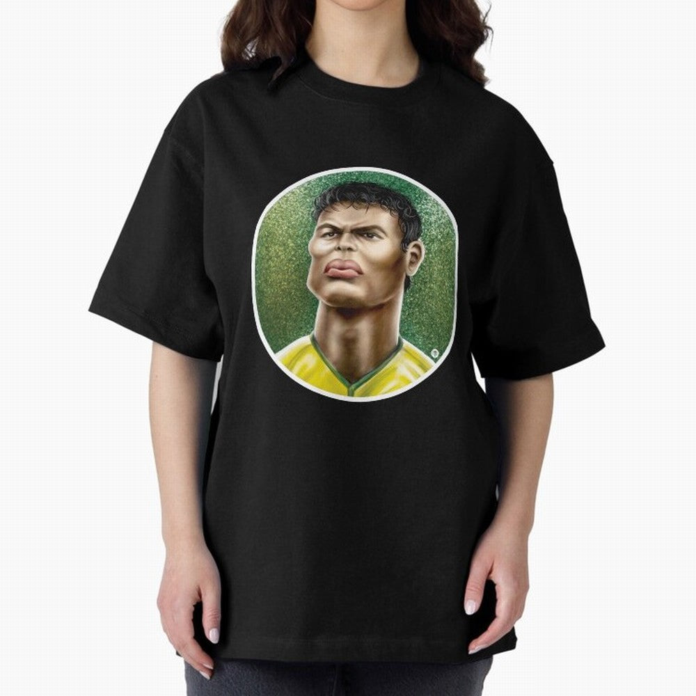 Footballicature : Thiago Silva Classic T-Shirt Represent the Passion of FIFA World Cup 2026 USA Canada Mexico for Fans of CR7 and Argentina, Bringing Game Day Rituals, Football Legends, Country Pride and the Road to the Final; Created for Match Day