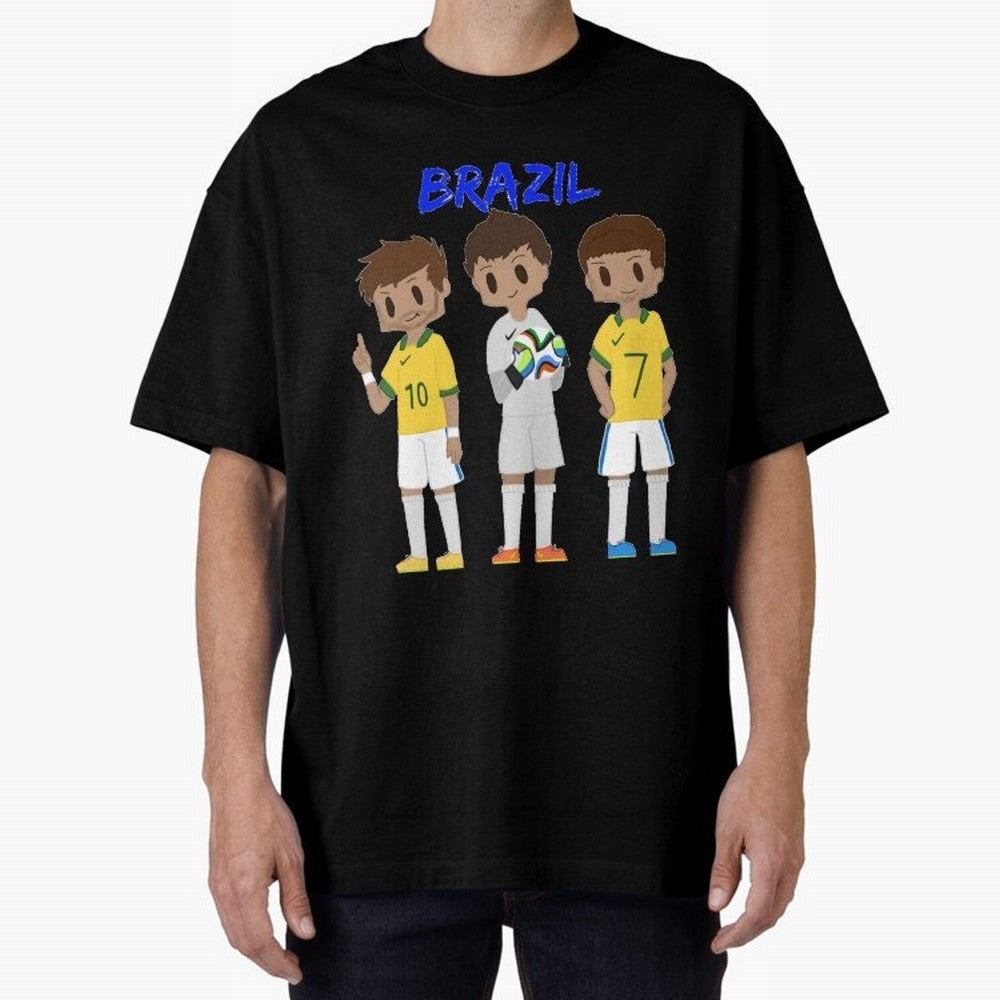 Brazil Essential T-Shirt Celebrate Global Passion for FIFA World Cup 2026 Spirit, with Netherlands, Haaland and Mbappe, Goal Celebration Energy, Supporter Heritage, Football Icons and Worldwide Tournament Joy; Made for Die Hard Supporters, Soccer