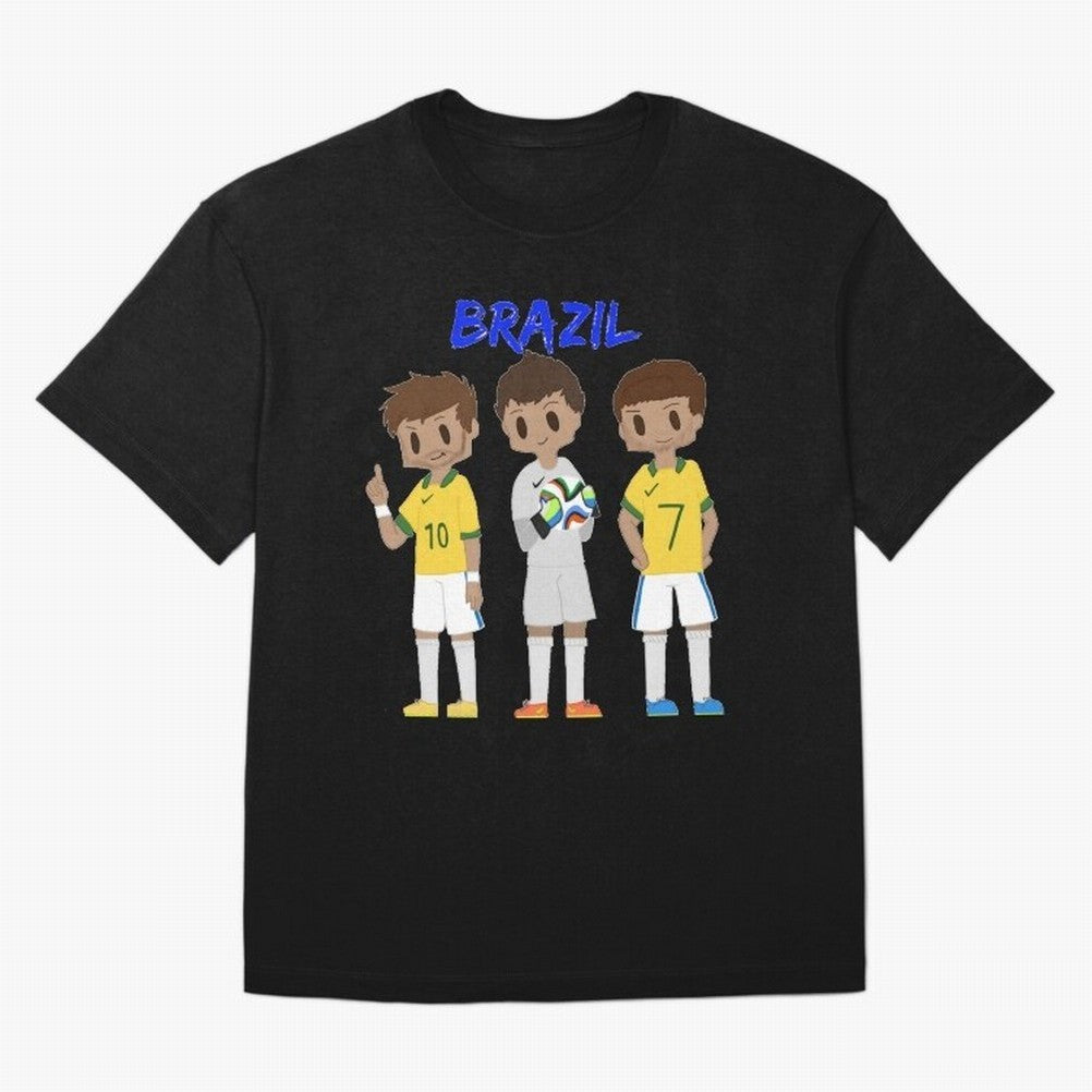 Brazil Essential T-Shirt Celebrate Global Passion for FIFA World Cup 2026 Spirit, with Netherlands, Haaland and Mbappe, Goal Celebration Energy, Supporter Heritage, Football Icons and Worldwide Tournament Joy; Made for Die Hard Supporters, Soccer