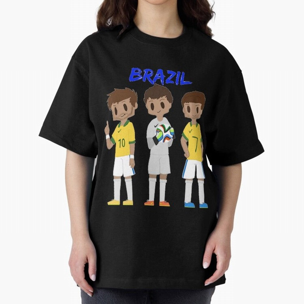 Brazil Essential T-Shirt Celebrate Global Passion for FIFA World Cup 2026 Spirit, with Netherlands, Haaland and Mbappe, Goal Celebration Energy, Supporter Heritage, Football Icons and Worldwide Tournament Joy; Made for Die Hard Supporters, Soccer
