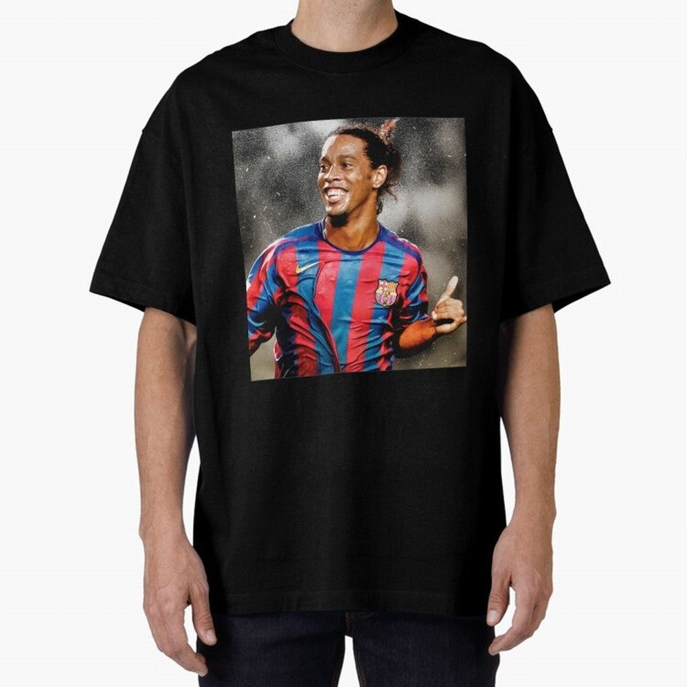 ronaldinho Classic T-Shirt Bring a Vintage Feel to FIFA World Cup 2026 USA Canada Mexico with Mbappe and Neymar, Germany Energy, Classic Soccer Heritage, Championship Pressure, Fan Loyalty and International Pride; Perfect for Fans, Collectors,