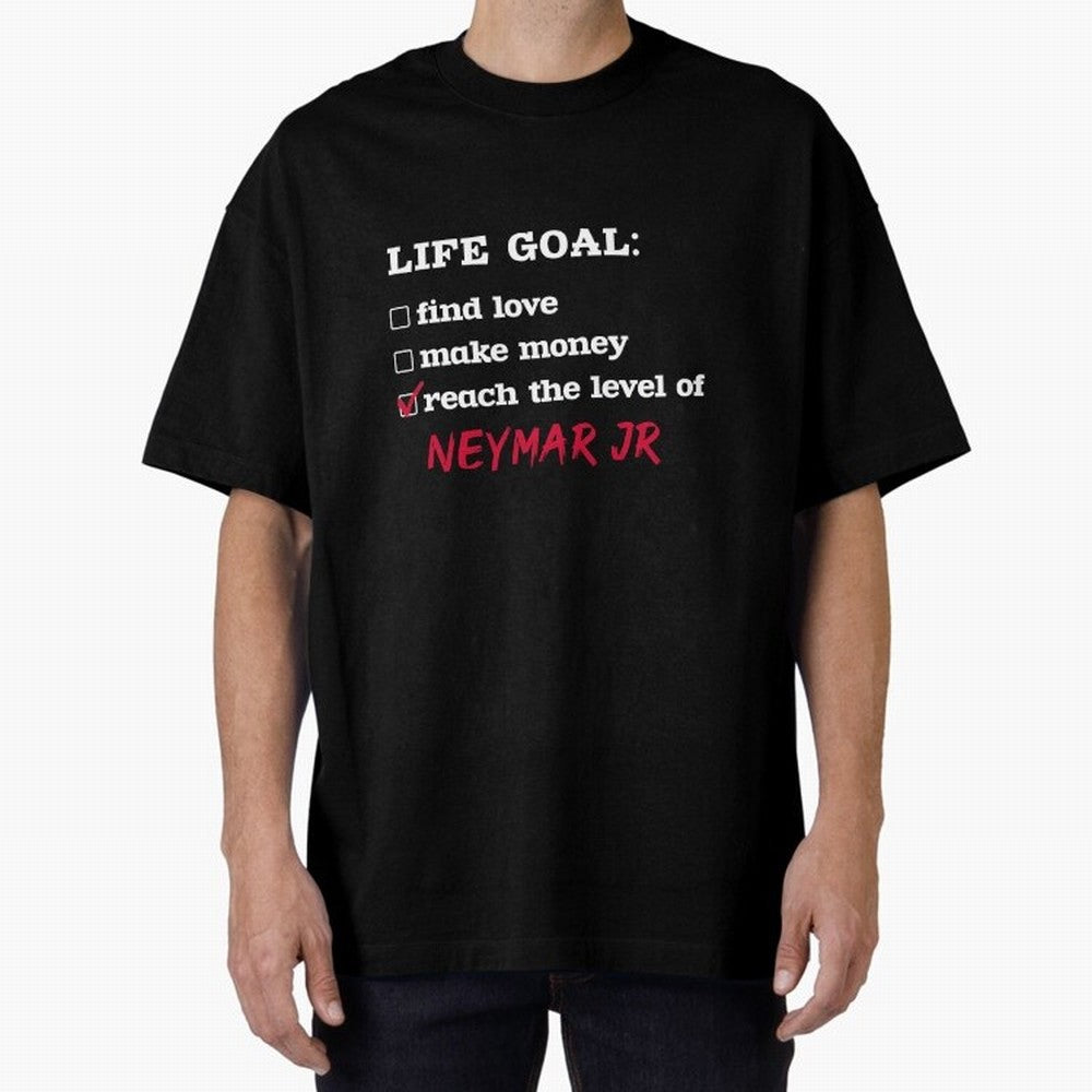 Life goal - Neymar Jr Classic T-Shirt Upgrade FIFA World Cup 2026 USA Canada Mexico Centered on Messi, CR7 and Mbappe, Spain Energy, Retro Football Energy, Iconic Rivalries, Trophy Chase Drama and Stadium Atmosphere; Perfect for People Who Love